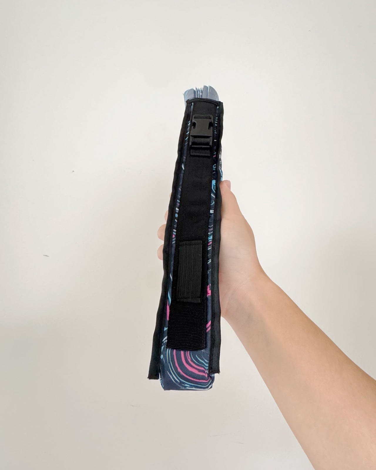 Electric Eden versatile fan holster worn around the leg